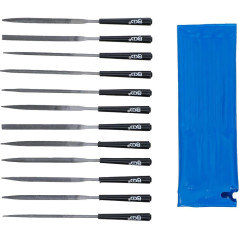 Jeu de Limes Queue de Rat 12 pcs - Zones Difficiles, Acier, Précision et Polyvalence - D-Work