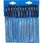 Jeu de Limes Queue de Rat 12 pcs - Acier, Précision et Polyvalence - Zones Difficiles - D-Work