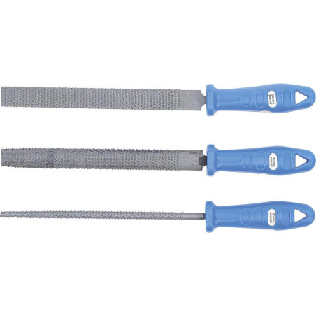 Jeu de Râpes pour Bois 3 pcs 200 mm - Acier, Ergonomiques et Précises - D-Work