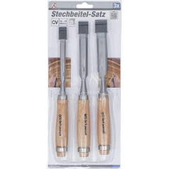 Jeu de Ciseaux 3 pcs 10/16/20 mm - Acier, Précision et Confort d Utilisation - D-Work