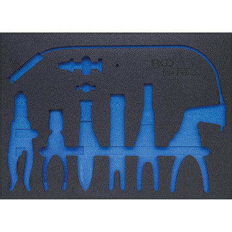 Insert de Servante d Atelier 2/3 Vide - Dimensions 41,2x3,9x56,3 cm - Compatible Art. 504 - Organisation et Praticité - BGS