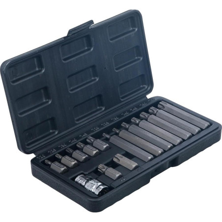 Jeu d Embouts 15 Pièces 10 mm (3/8 ) Profil en T Torx - - Précision et Polyvalence - BGS
