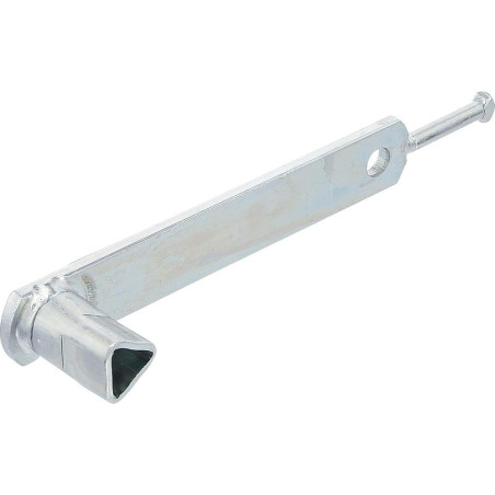 Clé Trois Pans M12 pour Postes de Barrière à Serrure Triangulaire - Acier, Résistante et Pratique - BGS