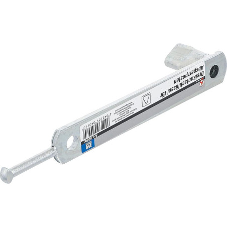 Clé Trois Pans M12 pour Postes de Barrière à Serrure Triangulaire - Acier, Résistante et Pratique - BGS