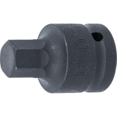 Douille à Embouts Choc 55 mm - Résistante et Précise, Acier, Pro - D-Work