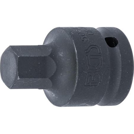 Douille à Embouts Choc 55 mm - Résistante et Précise, Acier, Pro - D-Work