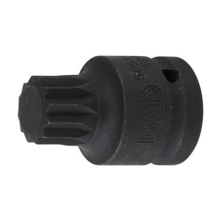 Douille à Embouts Choc 55 mm - 20 mm (3/4 ) M24, Denture Multiple Intérieure XZN - Résistante et Précise - BGS
