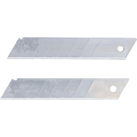 Jeu de Lames de Rechange 18 mm - 10 pcs - Acier, Résistantes et Précises - D-Work