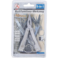 Outil Multifonctions 8-en-1 - Compact 10,1x3x16,6 cm - Polyvalent et Pratique - BGS