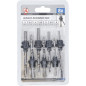 Jeu de Forets Coniques 8 pcs - Acier, Précision et Polyvalence - - BGS