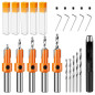 Jeu de Forets Coniques 8 pcs - Acier, Précision et Polyvalence - Pro - D-Work Jeu de Forets Coniques 8 pcs - Acier, Précision et Polyvalence - Pro - D-Work