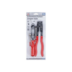 Jeu de Pinces pour Colliers de Soufflets - 2 pcs - Acier, Précision et Robustesse - D-Work