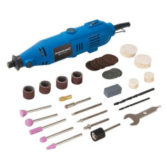Jeu d Accessoires pour Mini-Outil de Précision 12 Pièces - - Polyvalence et Précision - BGS