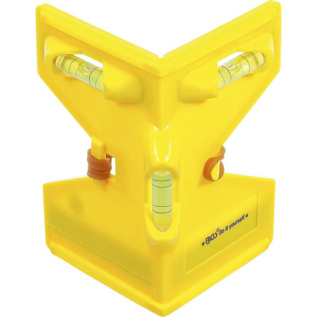 Niveau d Angle pour Poteau - 16,9 x 7,9 x 20,9 cm - Précision et Facilité d Utilisation, Plastique - D-Work
