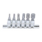Douille à Embouts 6,3 mm (1/4) M6 - Denture Multiple Intérieure XZN - Précision et Robustesse - D-Work Douille à Embouts 6,3 mm (1/4) M6 - Denture Multiple Intérieure XZN - Précision et Robustesse - D-Work
