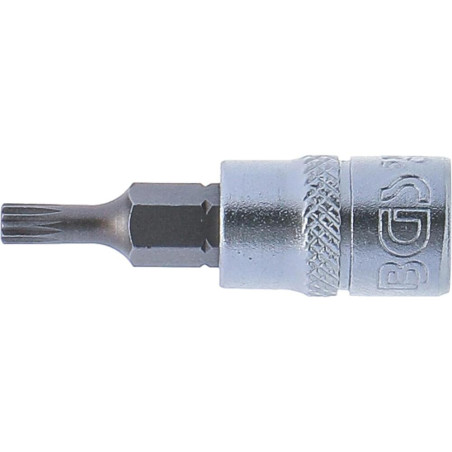 Douille à Embouts 6,3 mm (1/4 ) - Denture Multiple Intérieure XZN M4 - Précision et Robustesse - BGS