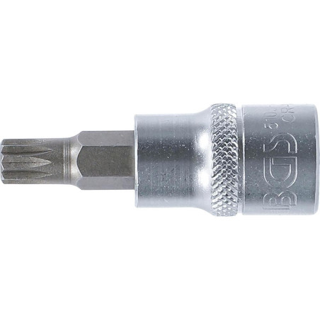 Douille à Embouts 10 mm (3/8) - Denture Multiple Intérieure XZN M8 - Précision et Robustesse, Acier - D-Work