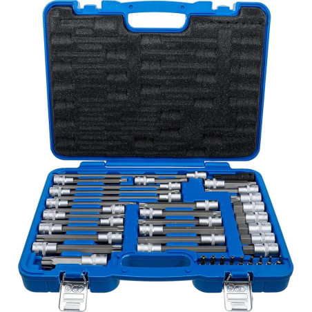 Jeu de Douilles et Embouts 38 pcs - Spécial Automobile - Polyvalent et Robuste, Acier, Pro - D-Work