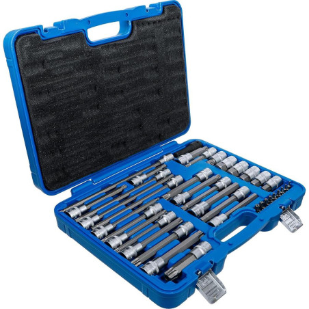 Jeu de Douilles et Embouts 38 pcs - Spécial Automobile - Polyvalent et Robuste, Acier, Pro - D-Work