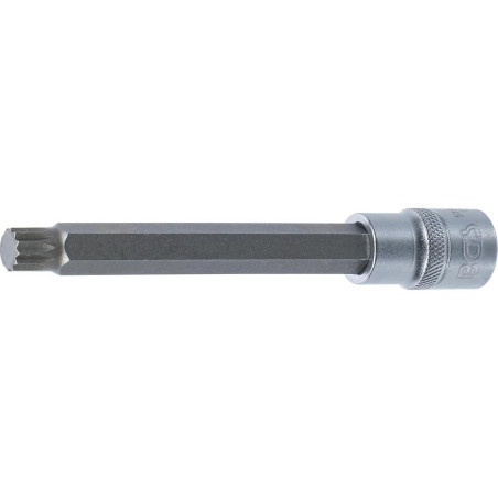 Douille à Embouts 140 mm - 12,5 mm (1/2 ), Denture Multiple Intérieure XZN M12 - Précision et Robustesse - BGS