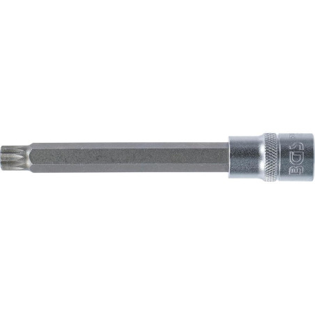 Douille à Embouts 140 mm - 12,5 mm (1/2), Denture Multiple Intérieure XZN M12 - Précision et Robustesse - D-Work