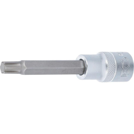 Douille à Embouts 100 mm - 12,5 mm (1/2 ) Profil Cannelé - Compatible RIBE - - BGS