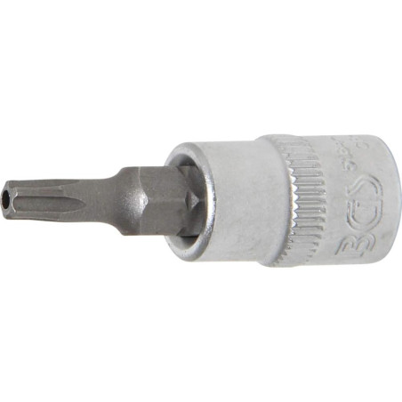 Douille à Embouts 6,3 mm (1/4 ) Profil TS Torx Plus - Perçage TS20 - Précision et Fiabilité - BGS