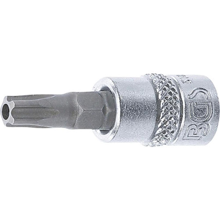 Douille à Embouts 6,3 mm (1/4 ) Profil TS Torx Plus - Perçage TS30 - Précision et Fiabilité - BGS