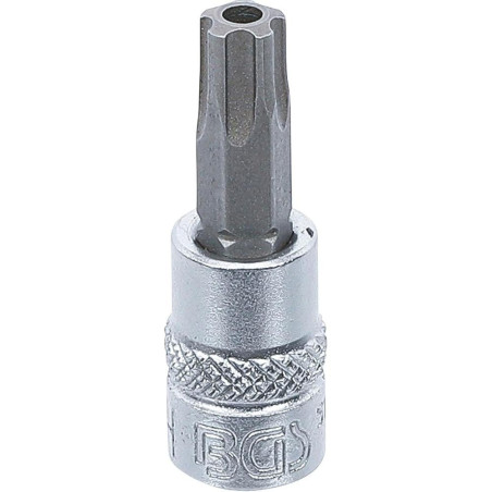 Douille à Embouts 6,3 mm (1/4) Profil TS Torx Plus Perçage TS40 - Précision et Durabilité, Acier - D-Work
