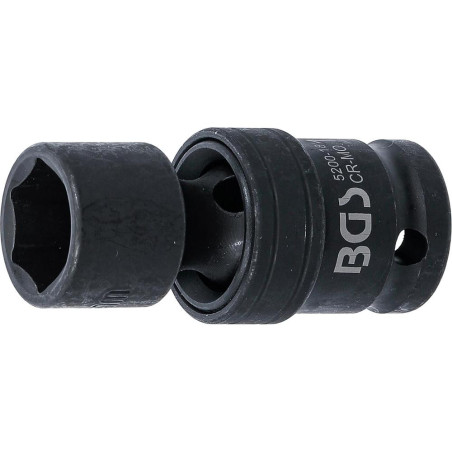 Douille à Rotule Choc 12,5 mm (1/2) 18 mm - Acier Résistant - Utilisation Professionnelle, Zones Difficiles - D-Work