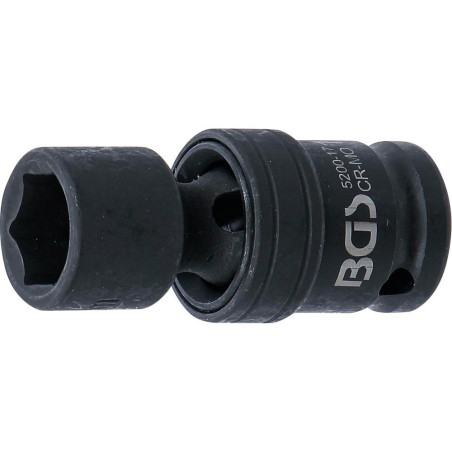 Douille à Rotule Choc 12,5 mm (1/2) 17 mm - Acier Résistant - Usage Professionnel, Zones Difficiles - D-Work