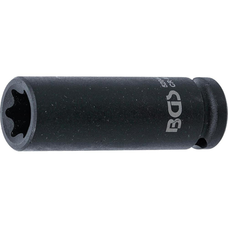 Douille à Choc Longue Profil E 12,5 mm (1/2) E20 - Résistante et Précise, Acier, Zones Difficiles - D-Work Douille à Choc Longue Profil E 12,5 mm (1/2) E20 - Résistante et Précise, Acier, Zones Difficiles - D-Work