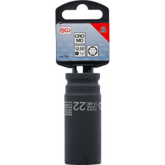 Douille à Choc Six Pans 1/2 22 mm - Acier Résistant - Usage Professionnel - BGS