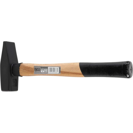 Marteau Mécanicien 1000 g - Manche Hickory, Norme DIN 1041 - Précision et Durabilité - BGS