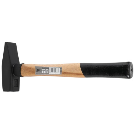 Marteau Mécanicien 1000 g - Manche Hickory, Norme DIN 1041 - Précision et Durabilité - BGS