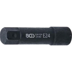 Douille de Clé à Douilles Extra Longue 22 mm - Profil E18 - Précision et Accessibilité, Acier - D-Work