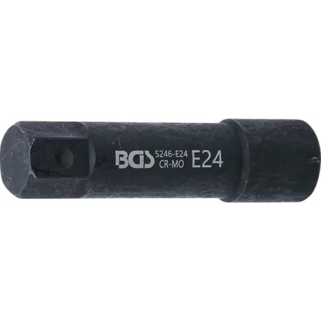 Douille de Clé à Douilles Extra Longue 22 mm - Profil E18 - Précision et Accessibilité, Acier - D-Work