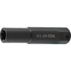 Douille de Clé à Douilles Extra Longue 22 mm - Profil E18 - Précision et Accessibilité, Acier - D-Work