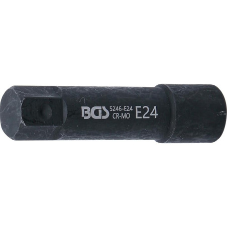 Douille de Clé à Douilles Extra Longue E24 - Profil E, 22 mm - Précision et Accessibilité Optimale - BGS