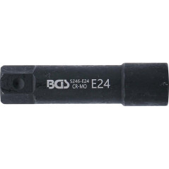 Douille de Clé à Douilles Extra Longue E24 - Profil E, 22 mm - Précision et Accessibilité Optimale - BGS