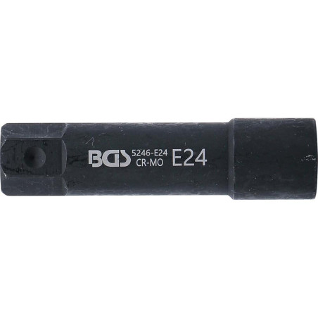 Douille de Clé à Douilles Extra Longue E24 - Profil E, 22 mm - Précision et Accessibilité Optimale - D-Work