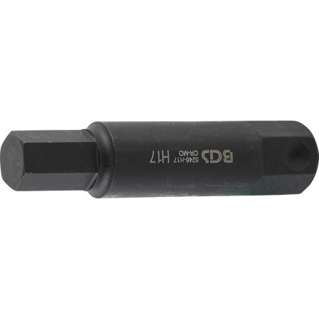 Embout 100 mm - Six Pans Intérieurs 17 mm, Ø22 mm - , Précision et Robustesse - BGS