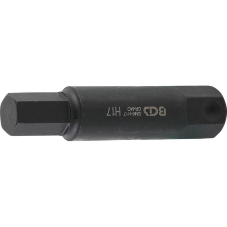 Embout 100 mm - Six Pans Intérieurs 22 mm - Résistant et Précis - BGS