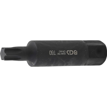 Embout Torx T60 100 mm x 22 mm - Profil T, Précision et Durabilité - - BGS