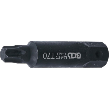 Embout T70 Torx 100 mm - Profil T, 22 mm - Précision et Durabilité - BGS