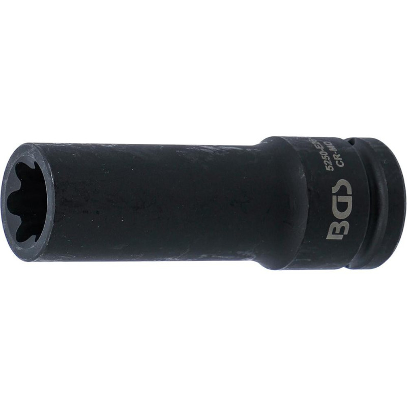 Douille à Choc Longue Profil E 20 mm (3/4 ) E26 - Acier Résistant - Usage Professionnel et Précis - BGS