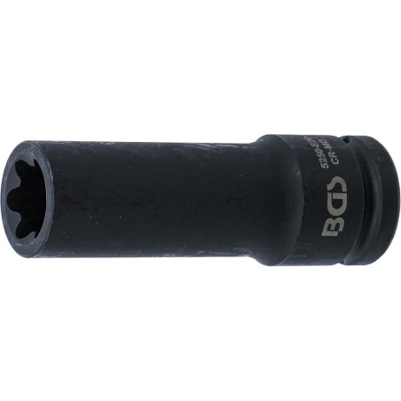 Douille à Choc Longue Profil E 20 mm (3/4) E26 - Usage Professionnel et Précis - Acier Résistant - D-Work