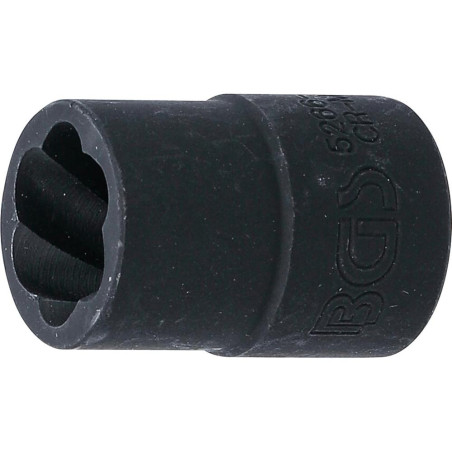 Douille Spiralée Extracteur de Vis 12,5 mm (1/2) - Extraction Facile et Efficace, Acier - D-Work