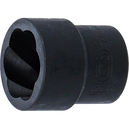 Douille Spiralée Extracteur de Vis 12,5 mm - Extraction Facile et Efficace, Acier, Pro - D-Work