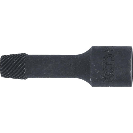 Douille Spiralée Extracteur de Vis 10 mm (3/8 ) - Acier Résistant - Extraction Facile et Rapide - BGS